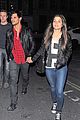 taylor lautner marie avgeropoulos matching jackets london 09